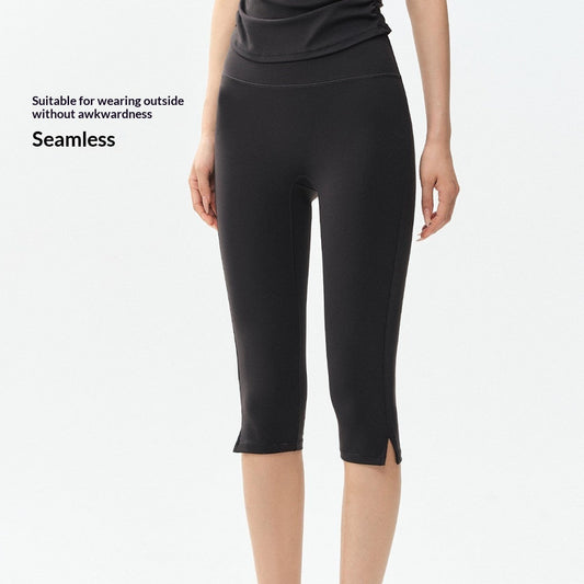 High-Waist Slim-Fit Yoga Leggings for Women – 7/8 Length Tight Fit Fitness Pants
