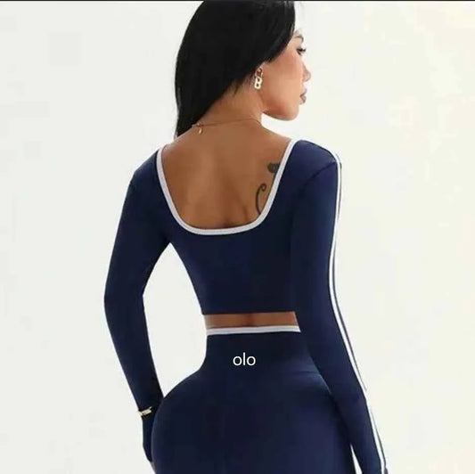 2026 Colorblock V-Waist Yoga Set - Rollexi