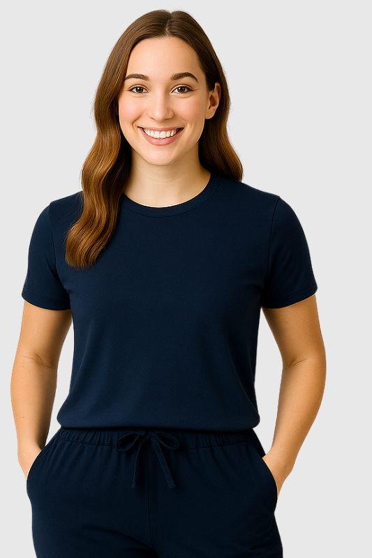 Everyday Bamboo T-Shirt Women - Navy