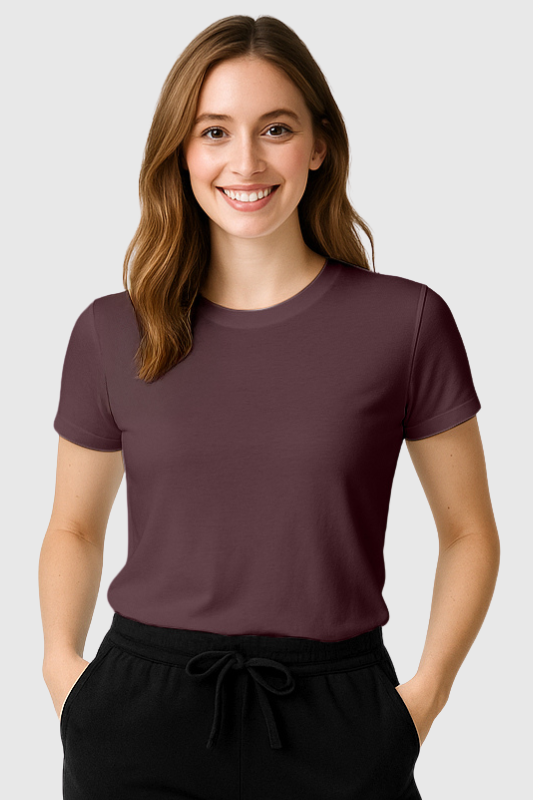 Everyday Bamboo T-Shirt Women - Chestnut