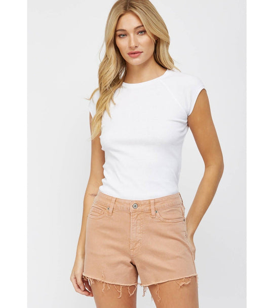 High-Rise Vintage Shorts