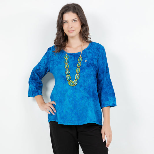 Leah Tuxedo Top with New Colors! 100% Cotton Gauze - Rollexi