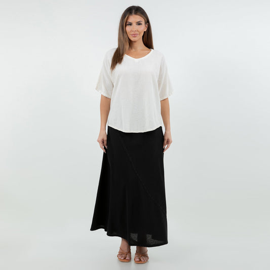 Ally - Your "Go To" resort style Skirt 100% Cotton Gauze - Rollexi