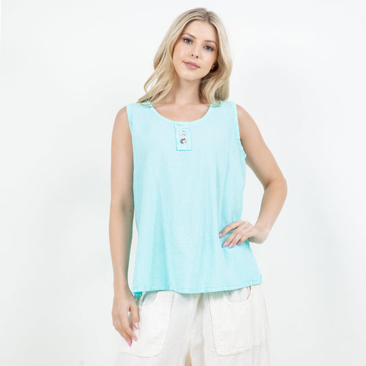 Women's Cotton Gauze Anne Top - Rollexi