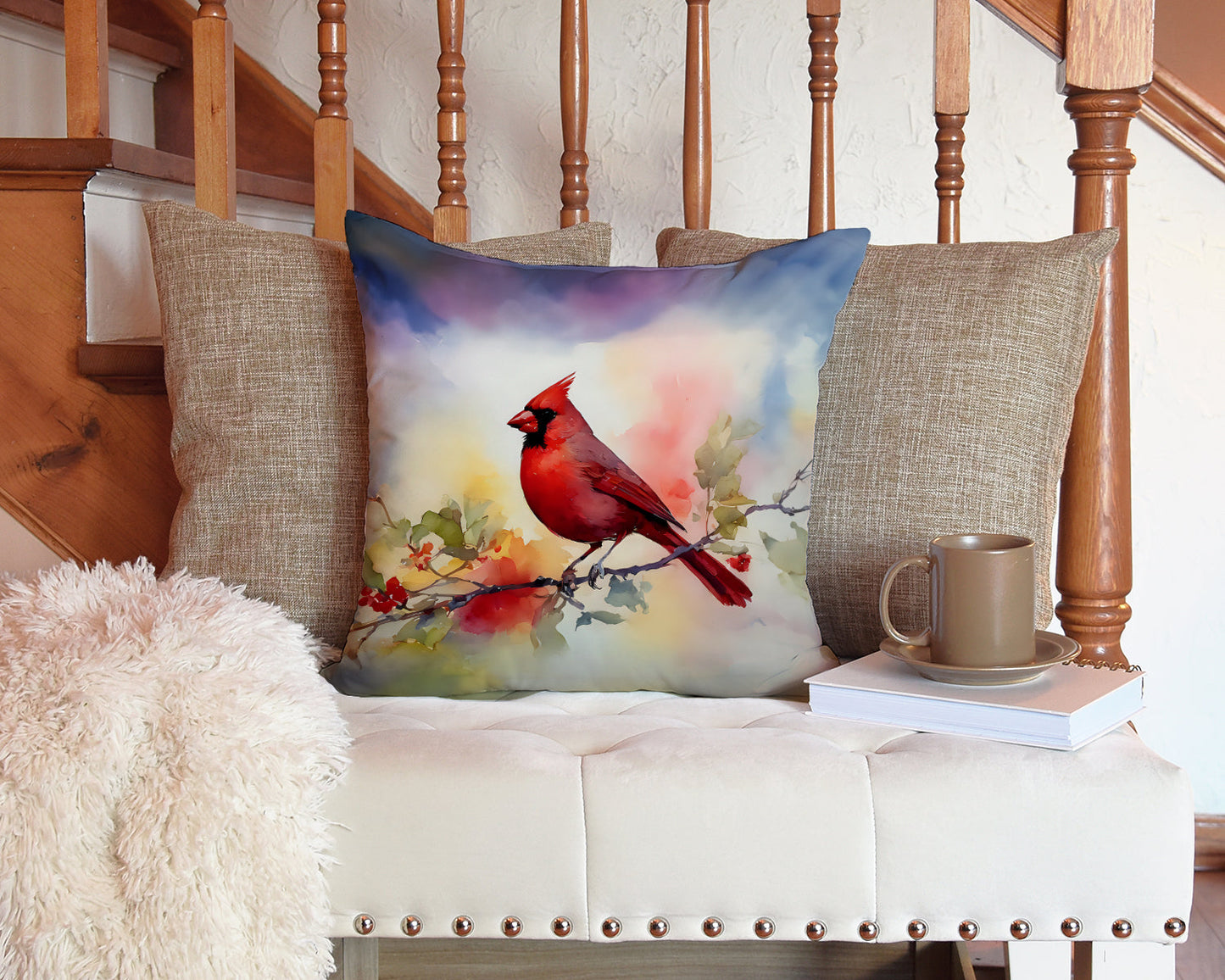 Cardinal Throw Pillow