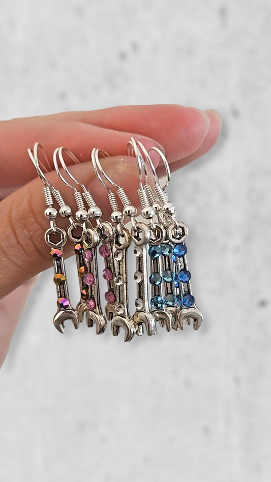 Swarovski Wrench Earrings - Rollexi