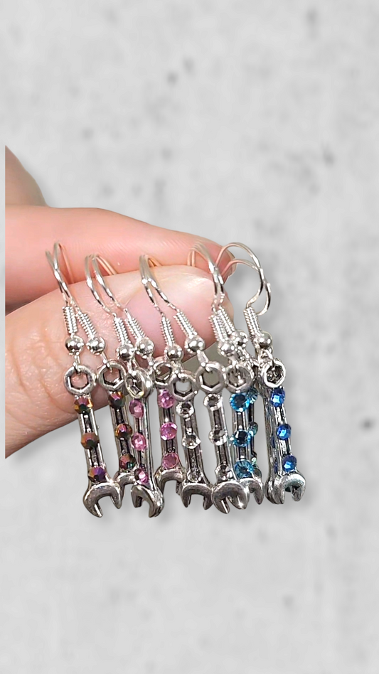 Swarovski Wrench Earrings - Rollexi