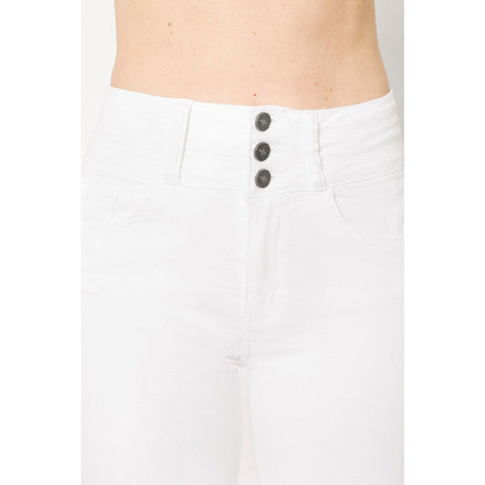 High Rise Waistband Detail Super Skinny