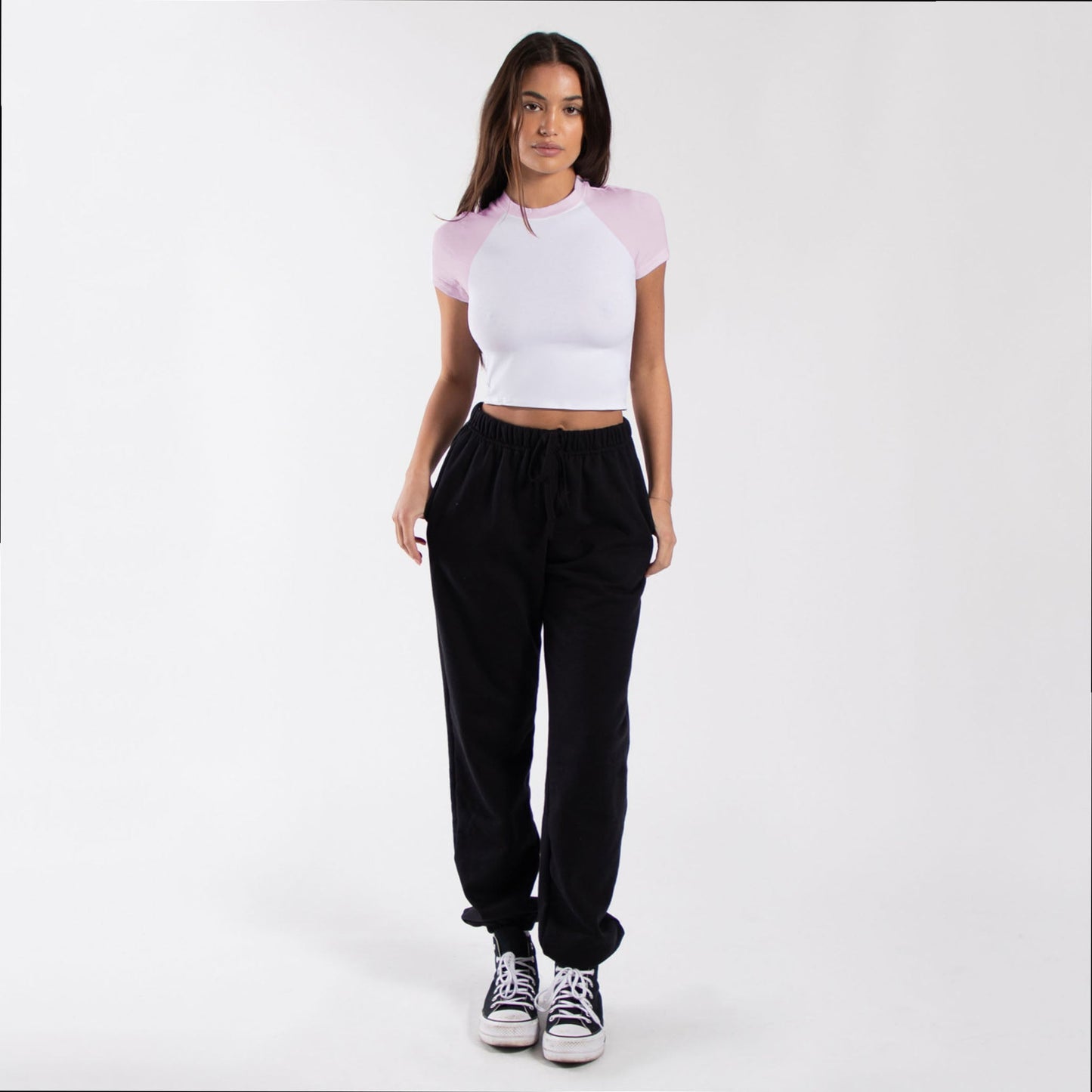 4001R - Women's Raglan Baby Tee