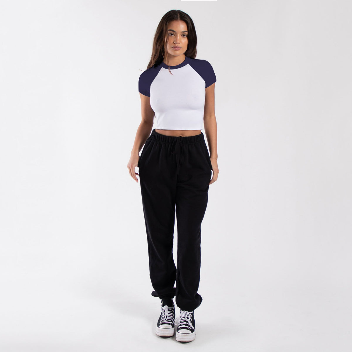 4001R - Women's Raglan Baby Tee - Rollexi
