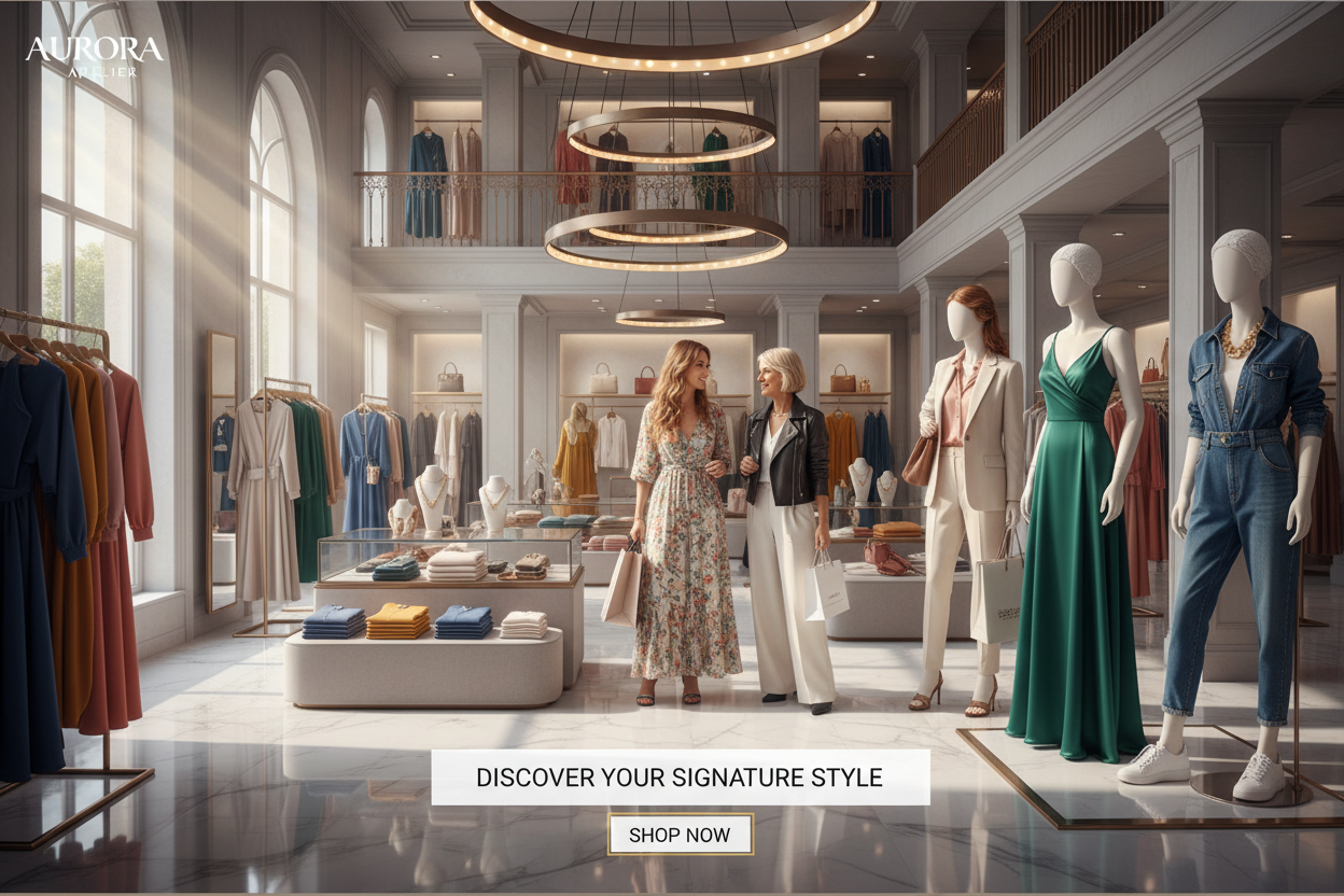 Womens fashion superstore homepage image